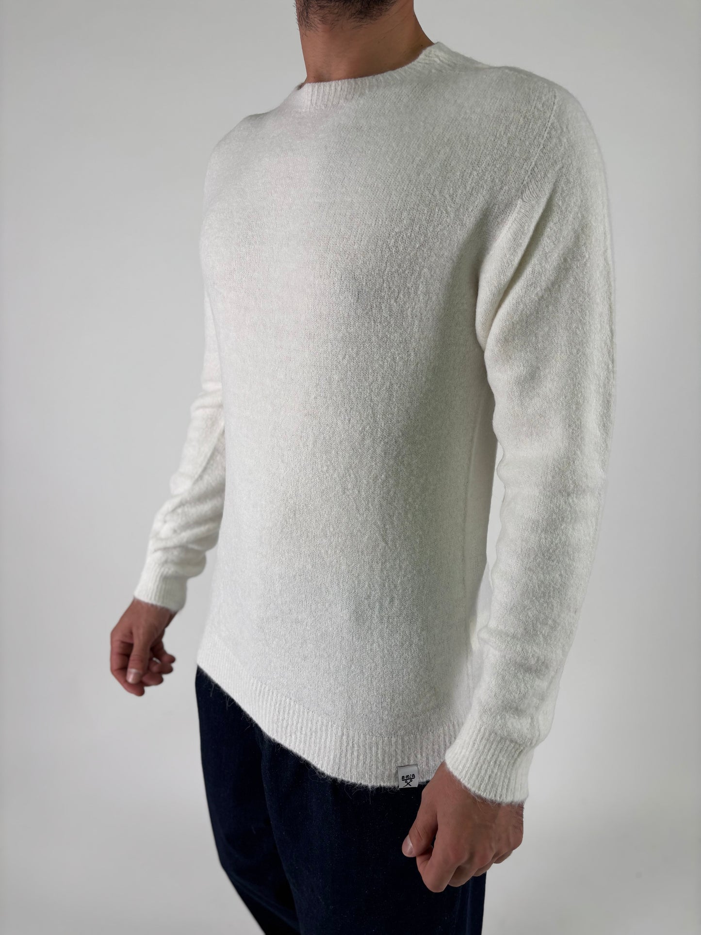 Berna Maglia girocollo PANNA