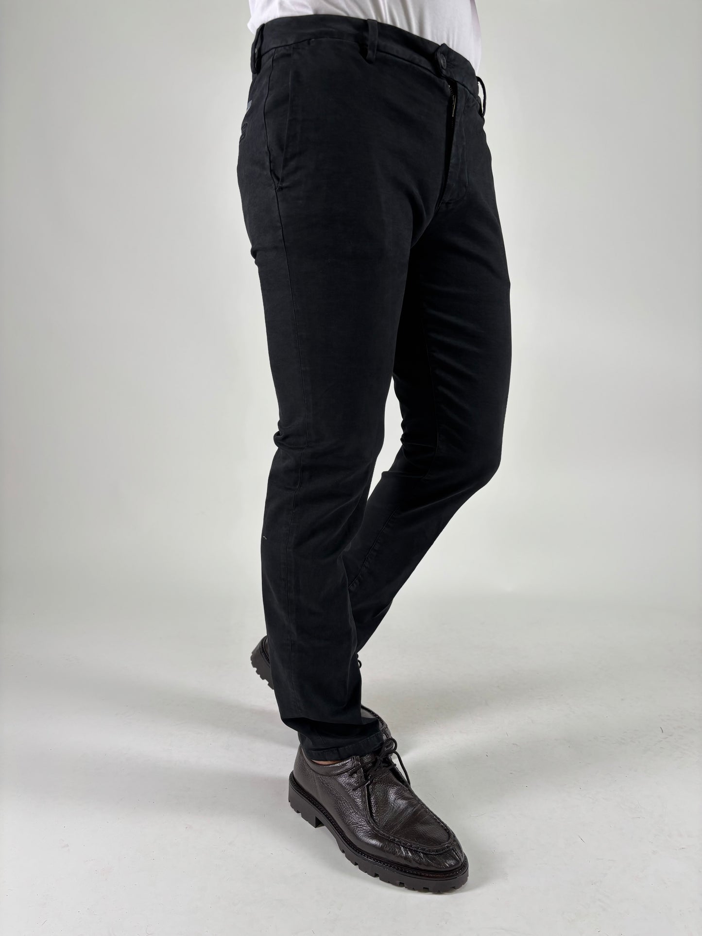 Teleria Zed Pantalone  slim NERO