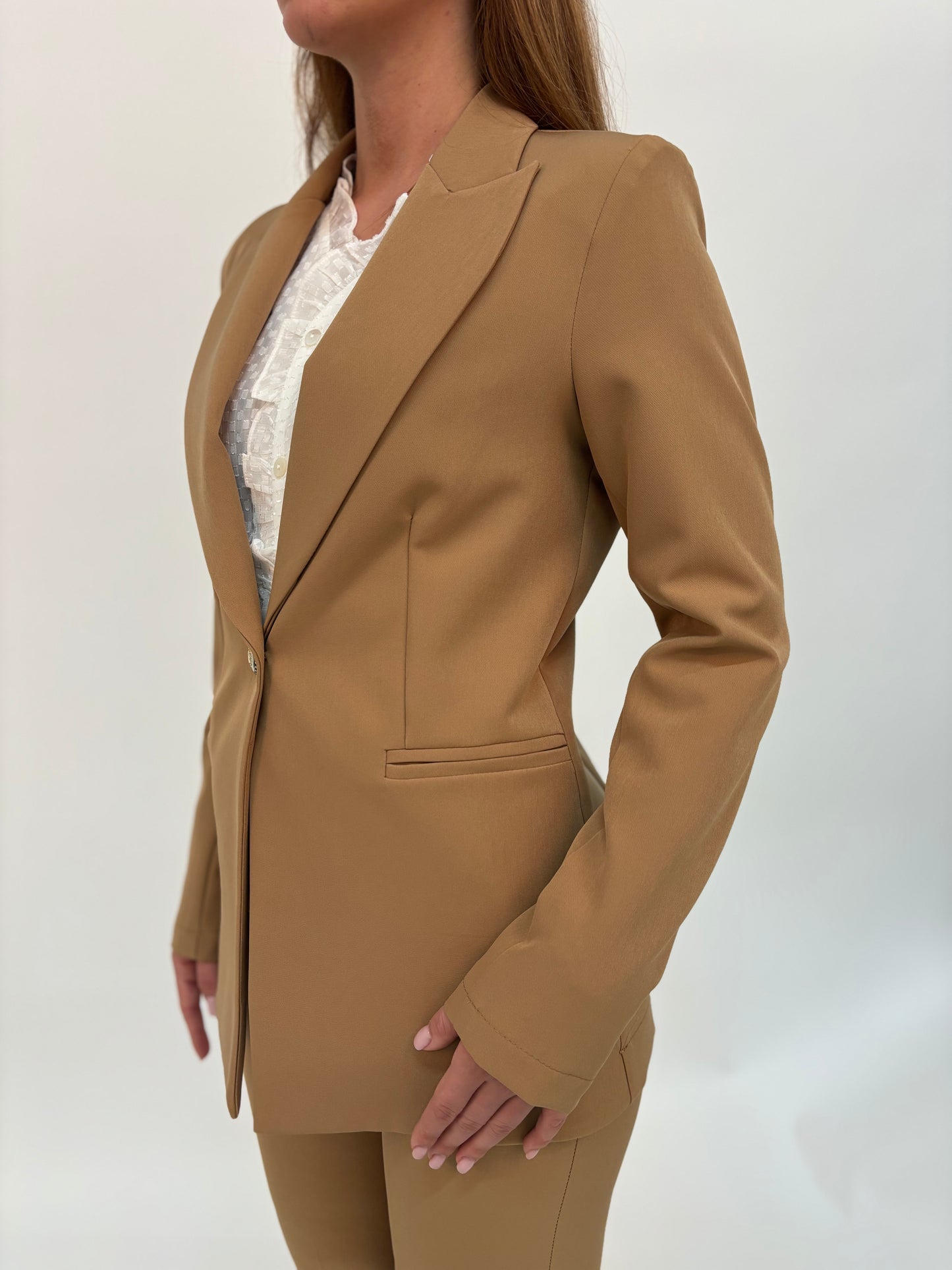 Maryley Giacca ad un bottone CAMMELLO