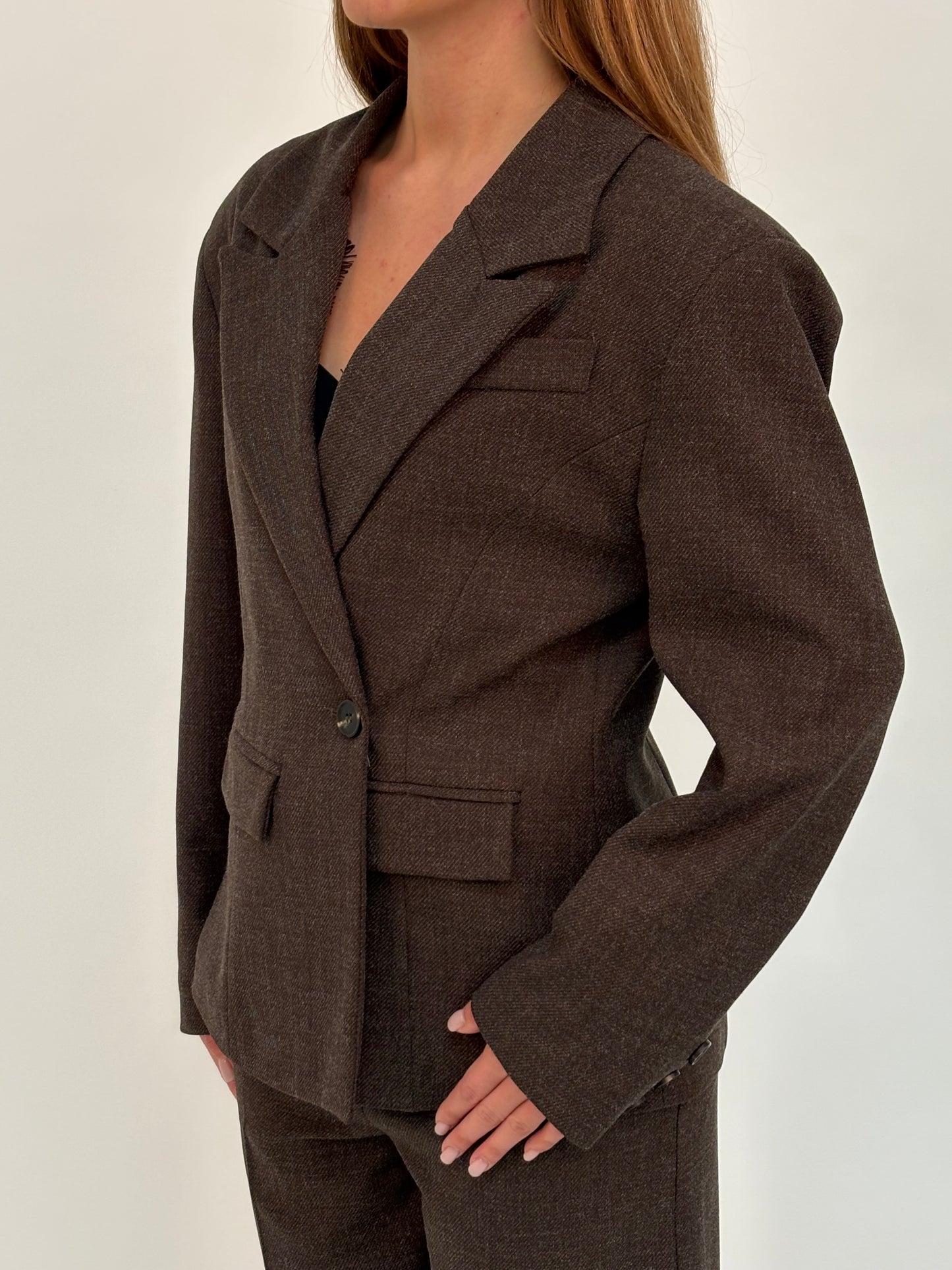 Dixie Giacca un bottone MARRONE