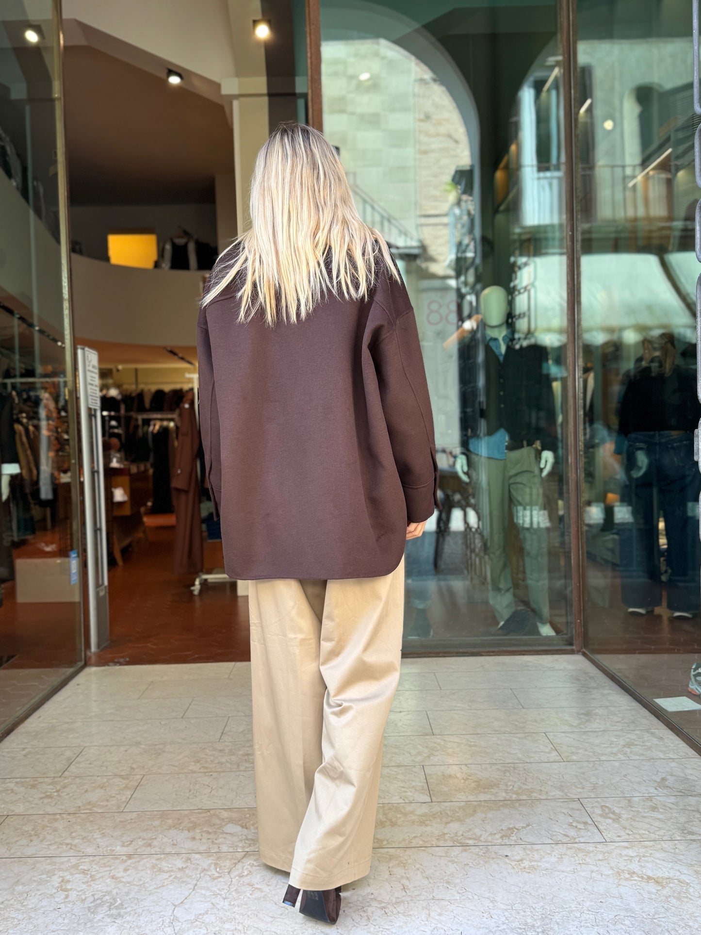 Roy Roger's Chino Buckle back Woman SABBIA