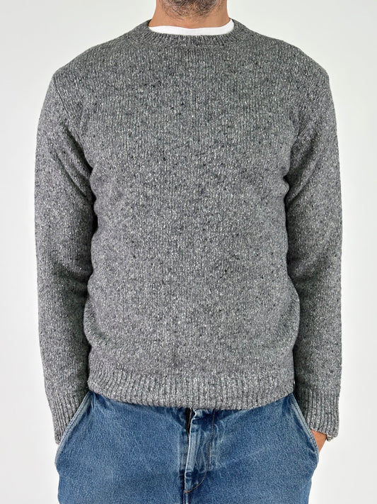 Retois Maglia girocollo melange GRIGIO