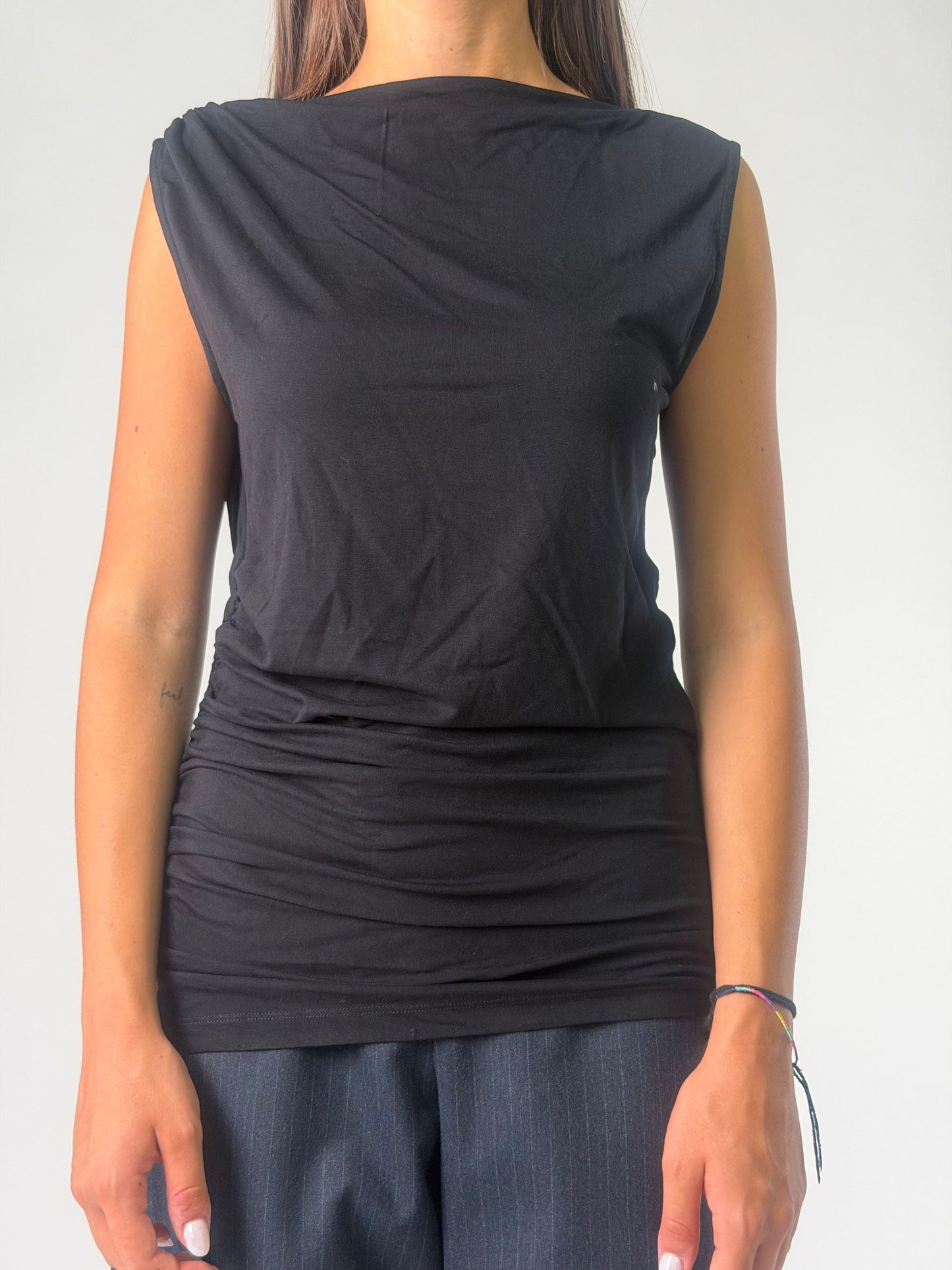 Maglia stretch giromanica