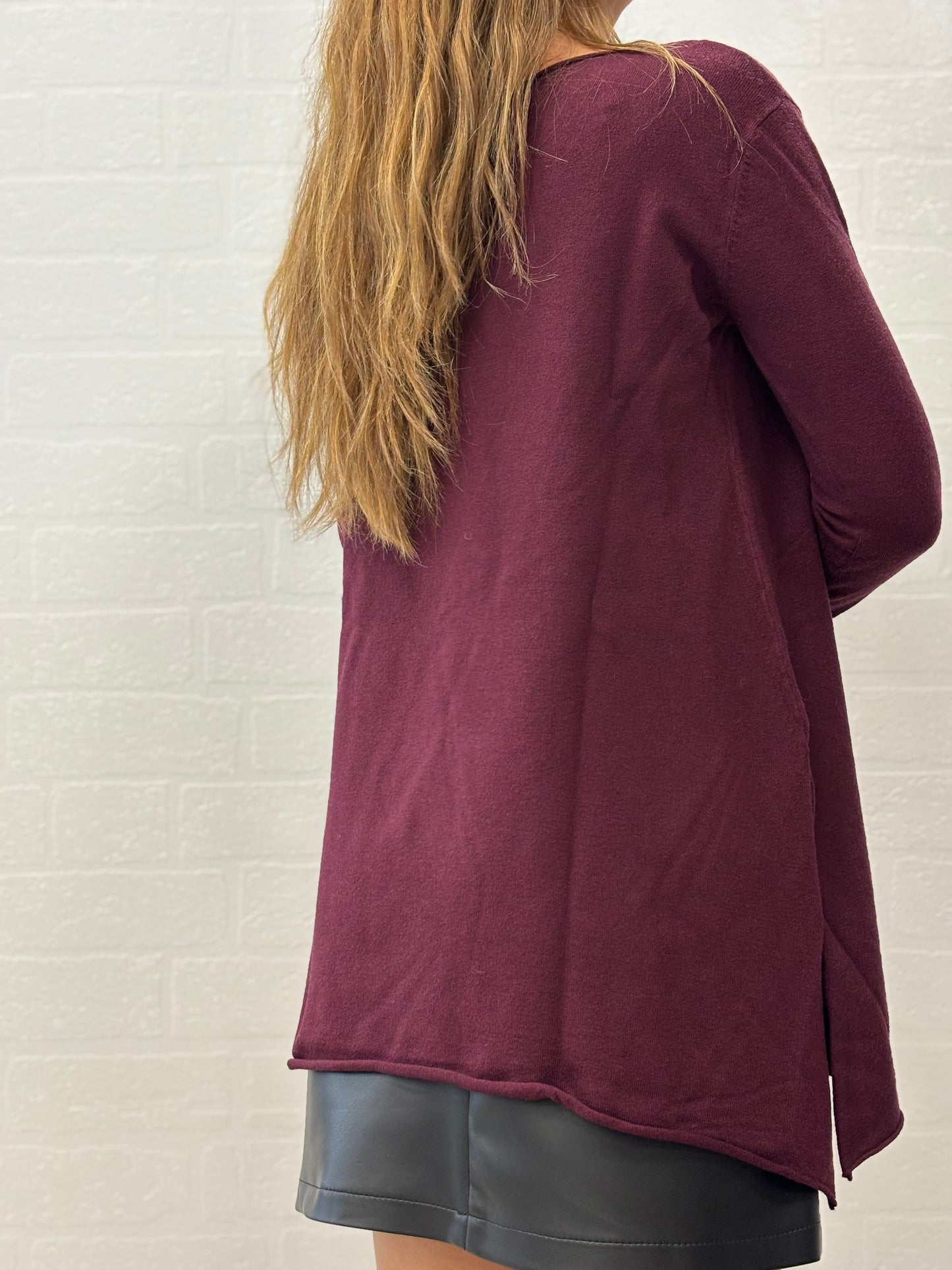 Griffai Maglia ml con punte più lunghe BORDEAUX
