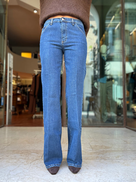 Mercì Jeans a zampa lavaggio medio DENIM