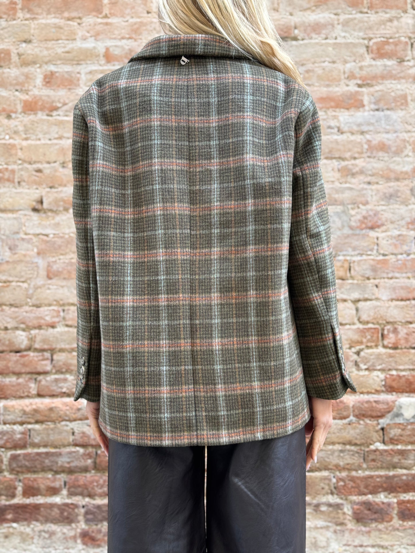 DIXIE giacca scacchi VERDE