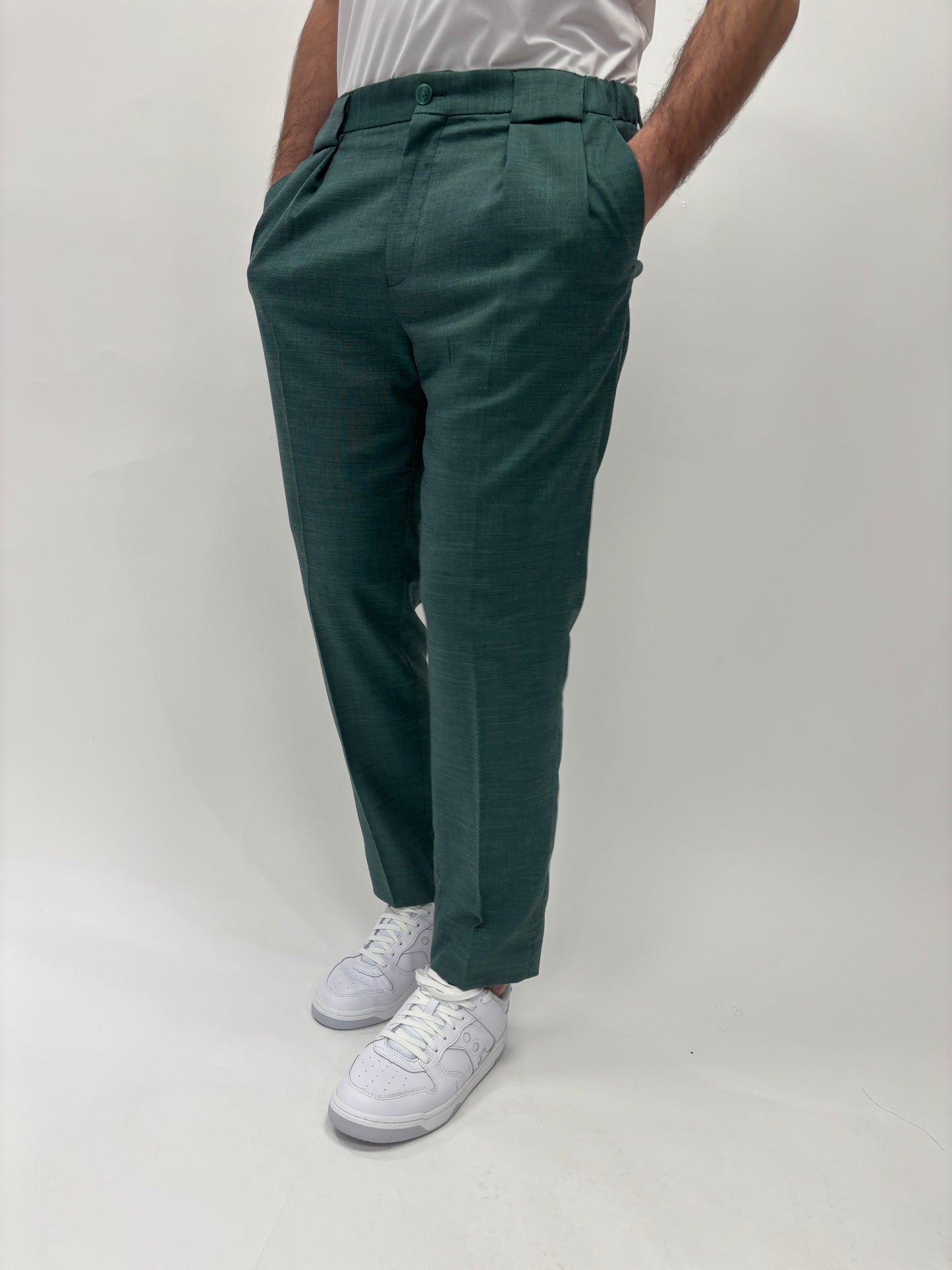 Seinse Pantalone con pences VERDE