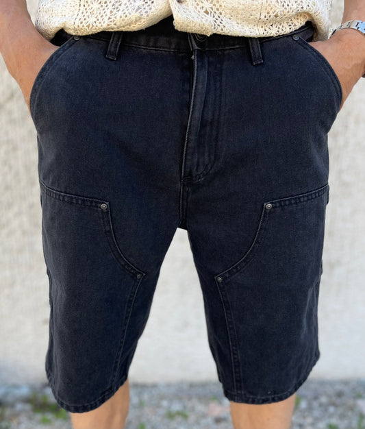 Rytual bermuda work portamartello canvas NERO
