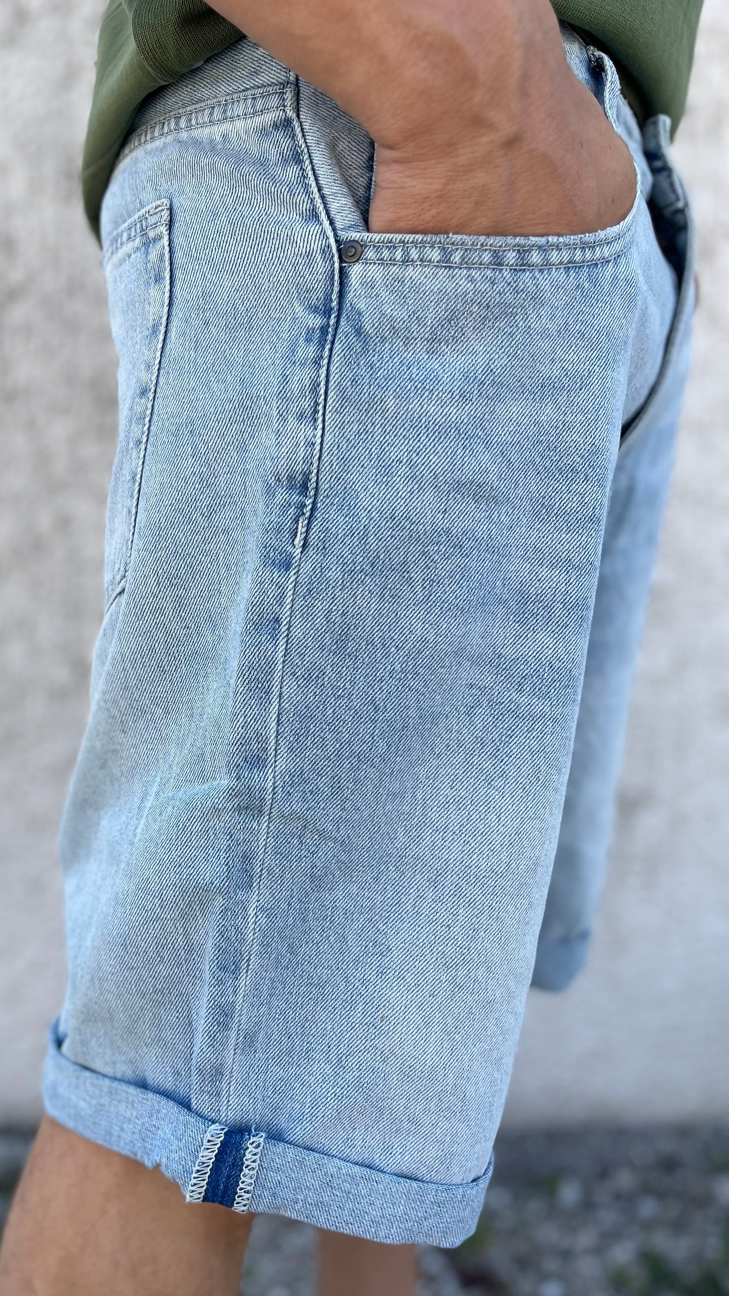 Rytual bermuda regular fit JEANS CHIARO