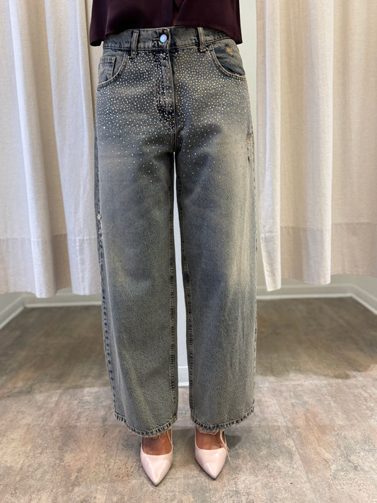 Haveone Jeans mod. Bella con strass DENIM