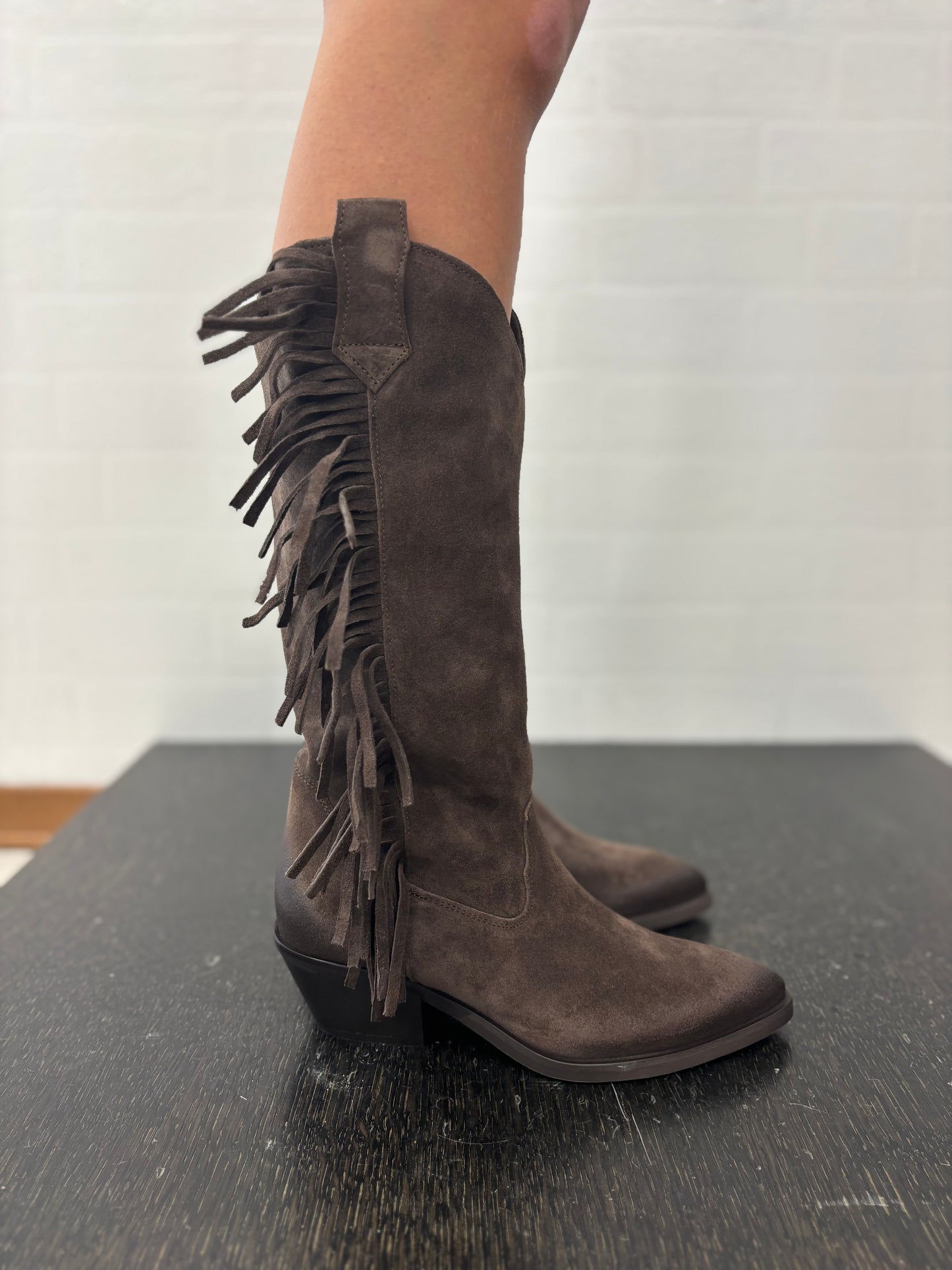 Ovyè texano con frange MORO