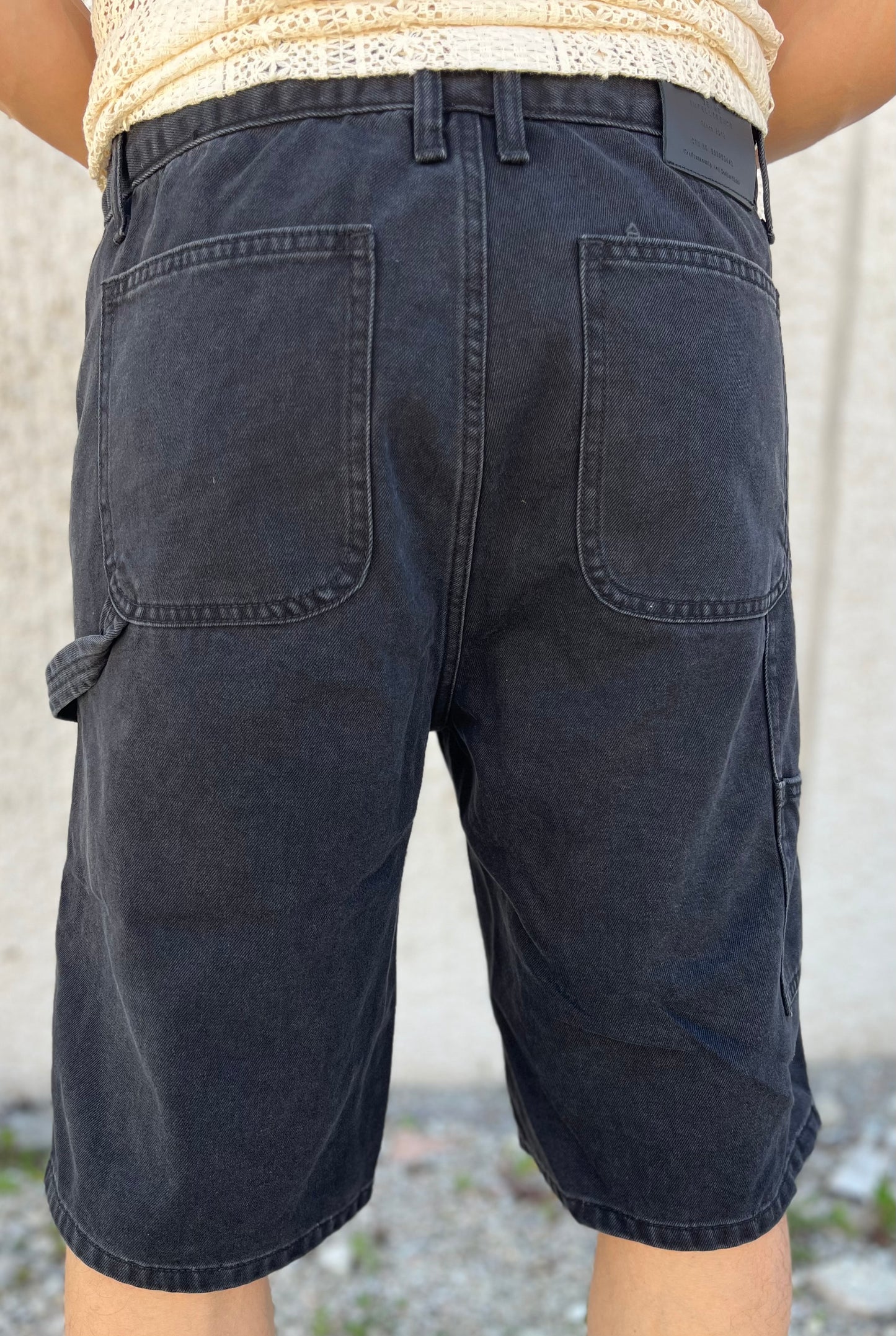 Rytual bermuda work portamartello canvas NERO