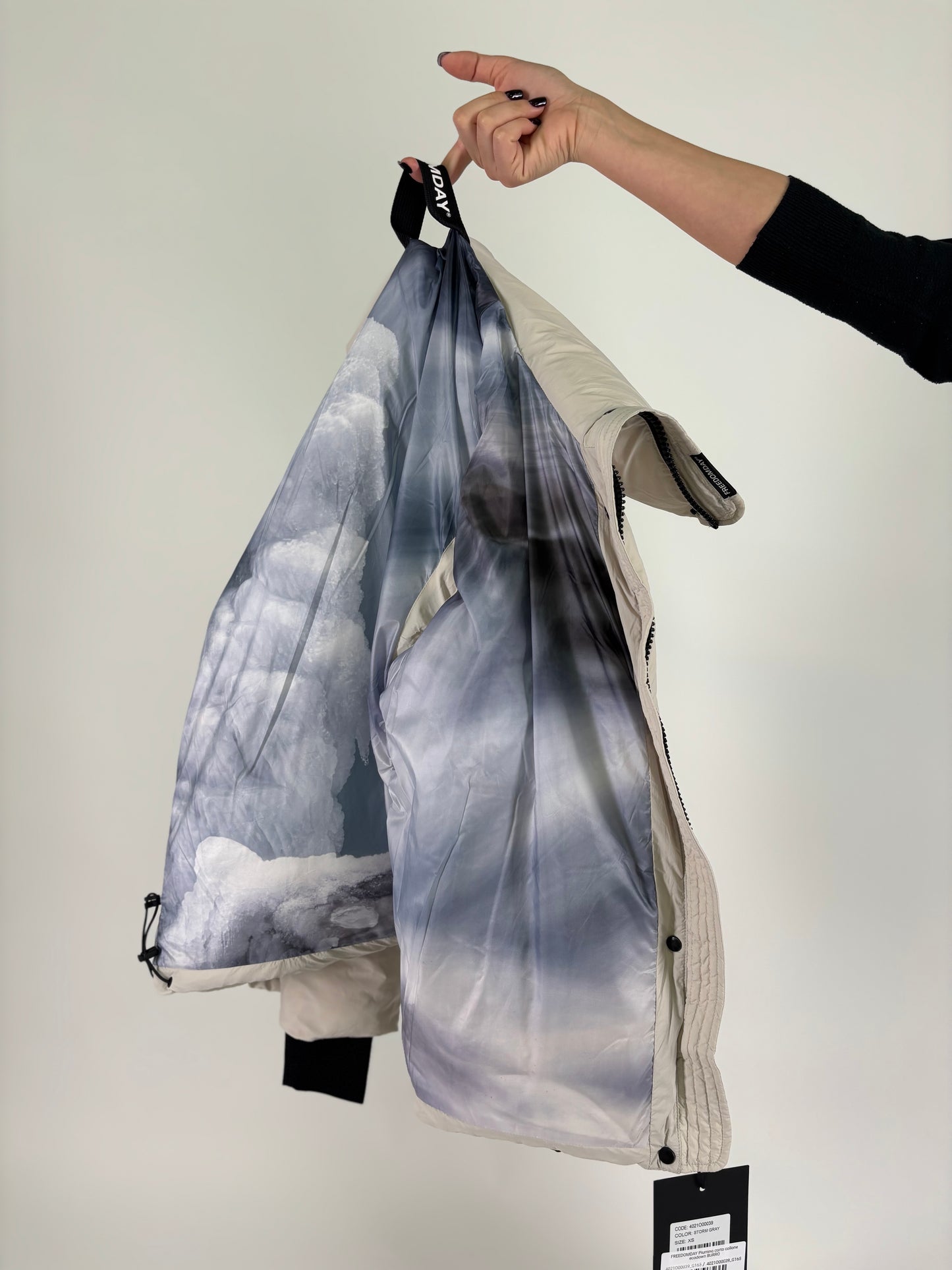 FREEDOMDAY Piumino corto collone ecodown BURRO