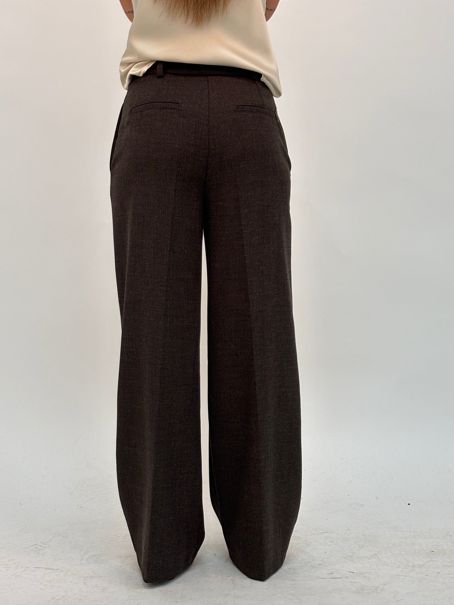Dixie Pantalone palazzo MARRONE