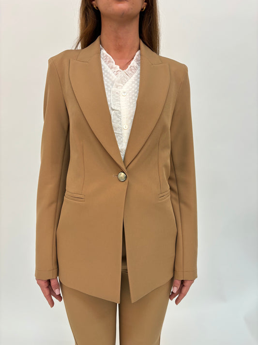 Maryley Giacca ad un bottone CAMMELLO