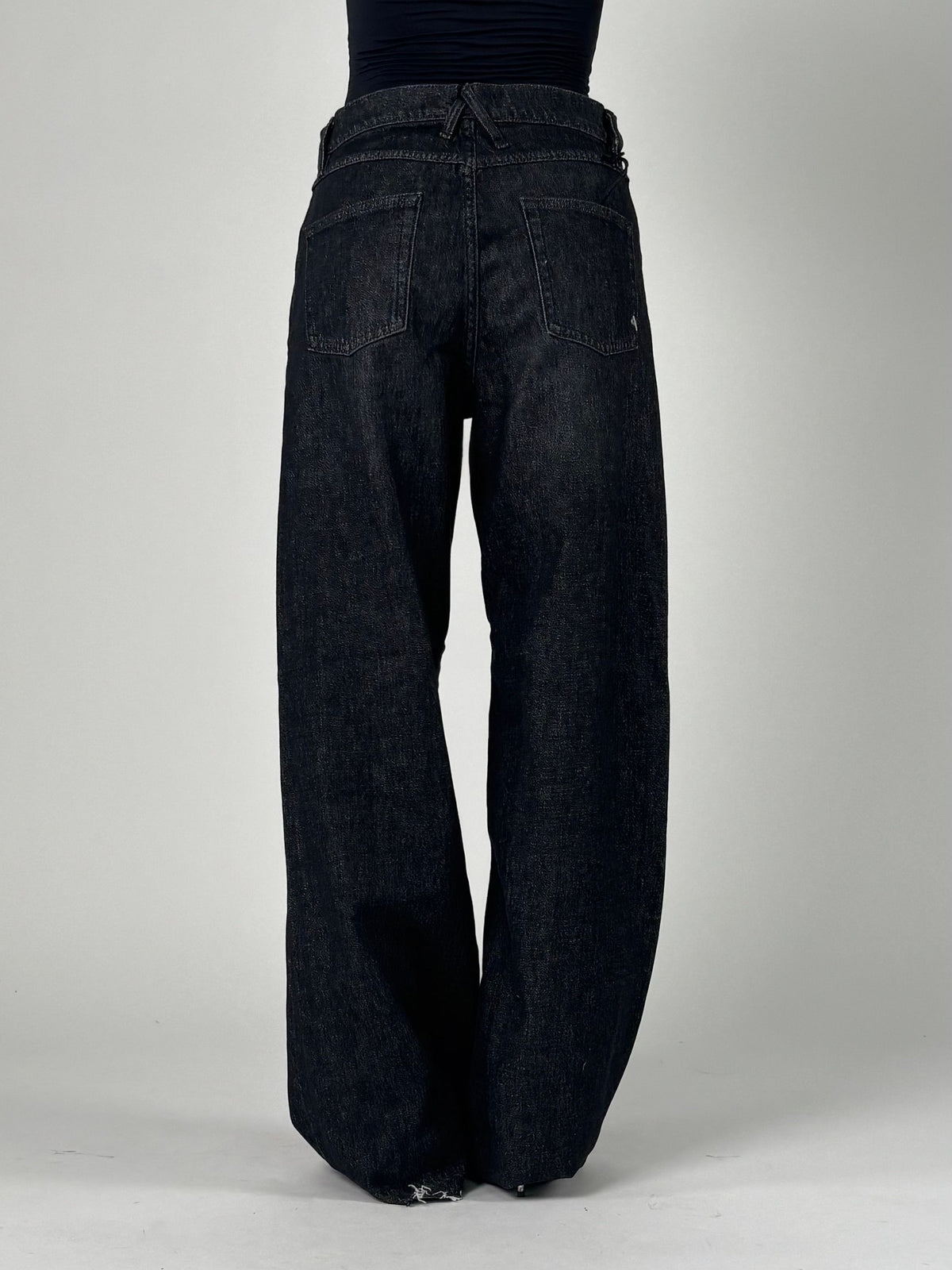 Jeans palazzo vita bassa