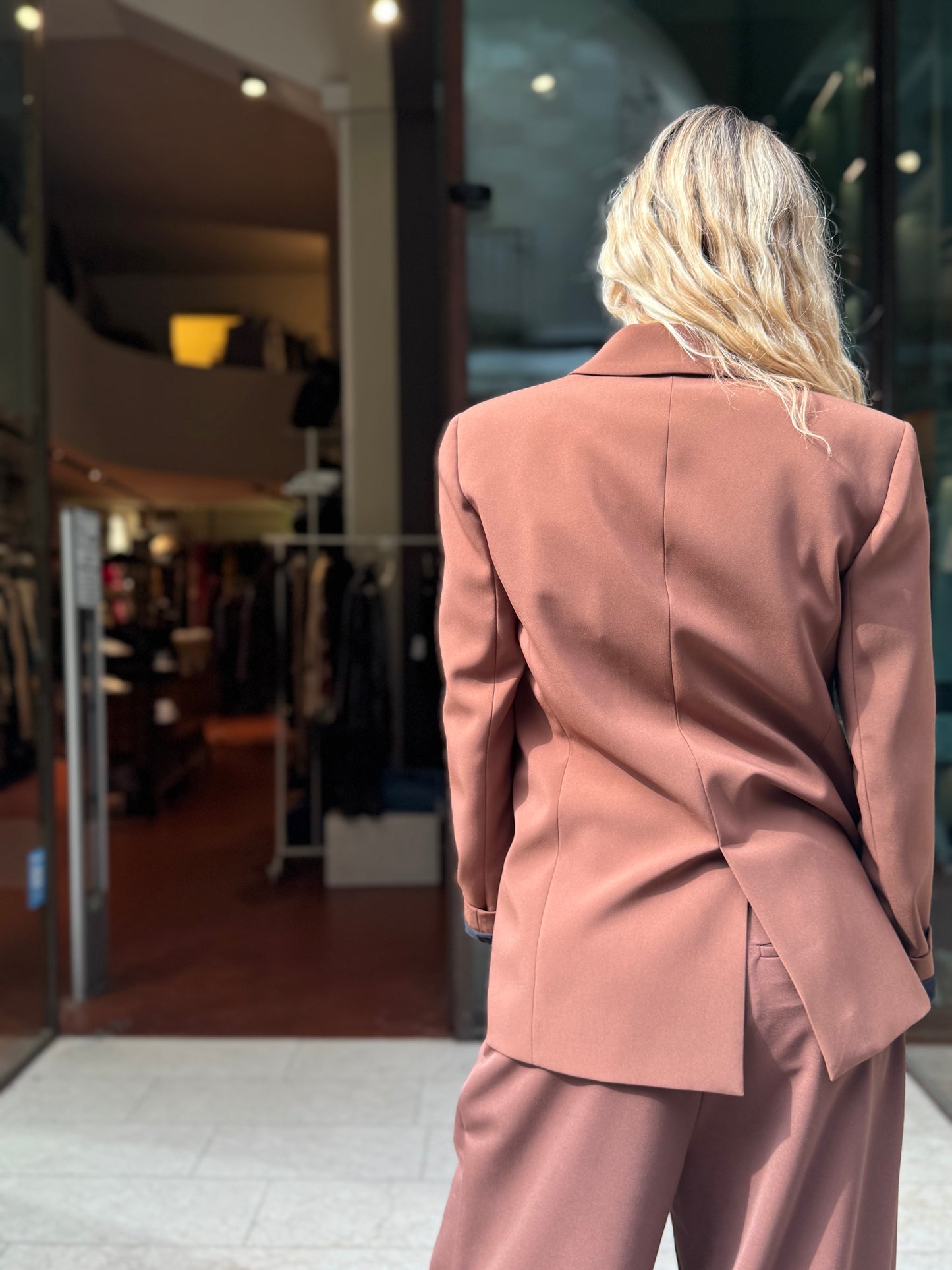 PATRIZIA PEPE Giacca due bottoni MARRONE
