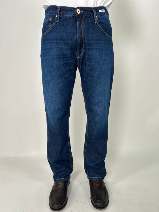 Jeans fit loose lavaggio scuro