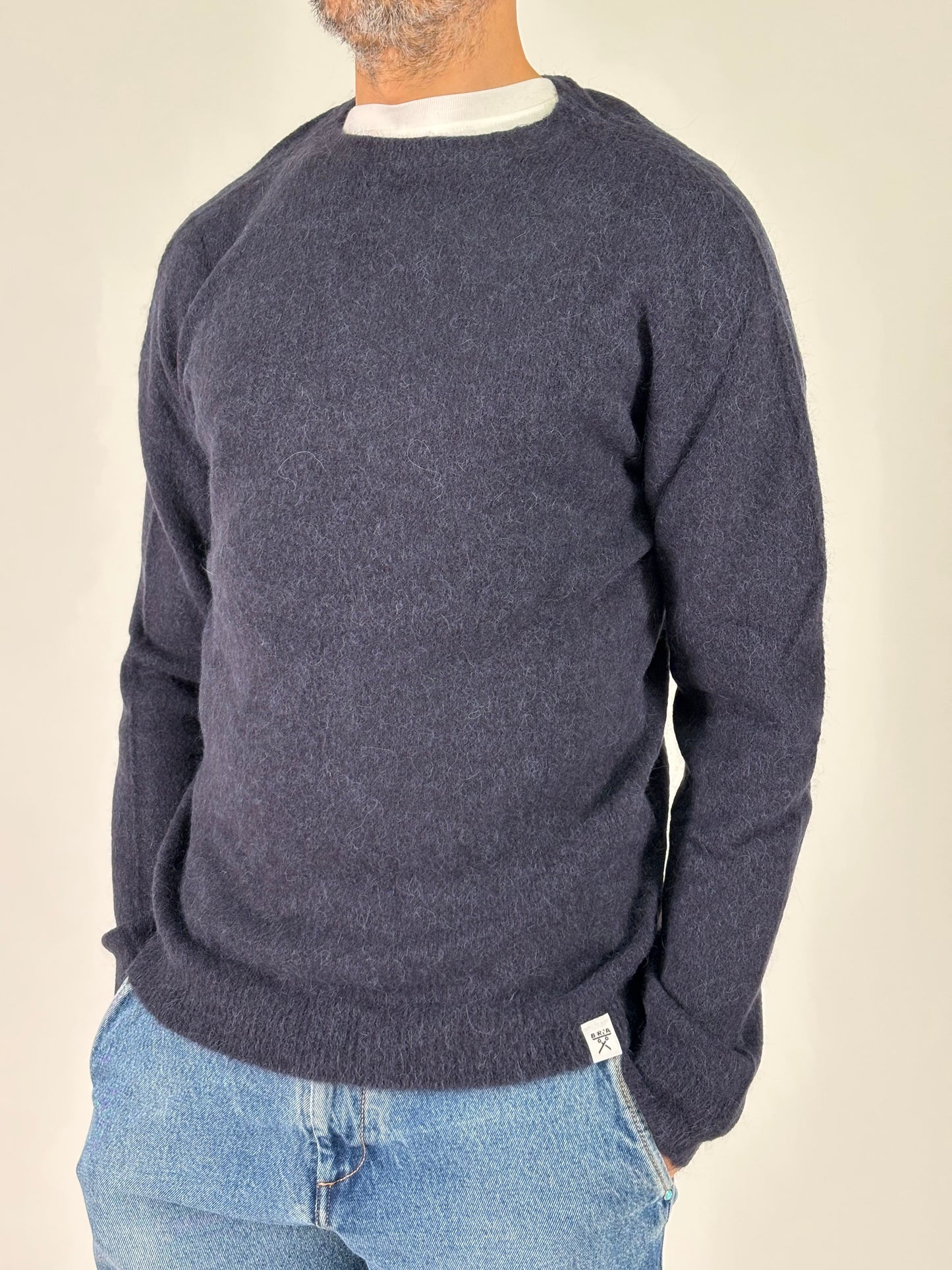 Berna Maglia girocollo BLU