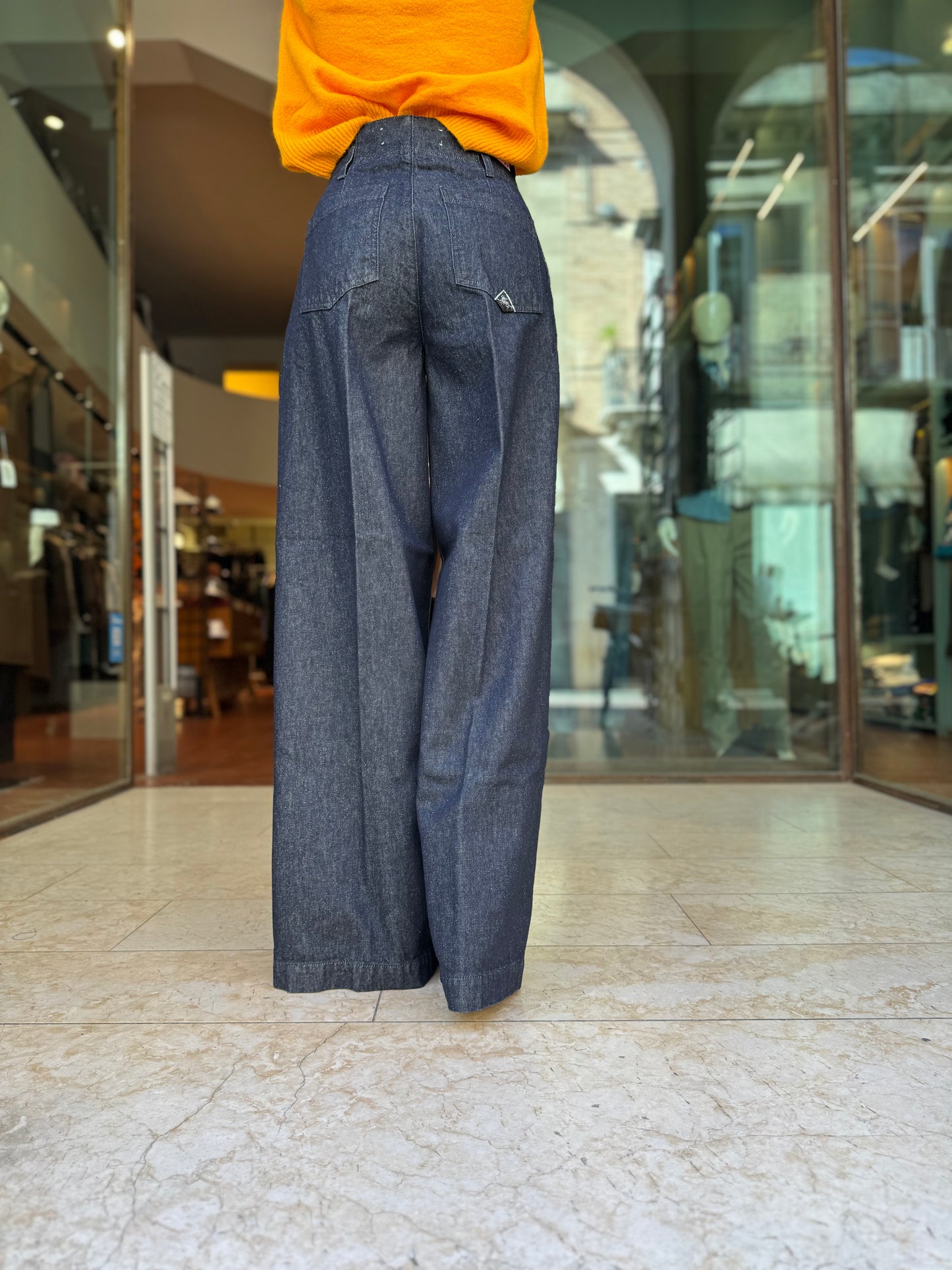 Roy Roger's Jeans flare Vendome Woman DENIM SCURO