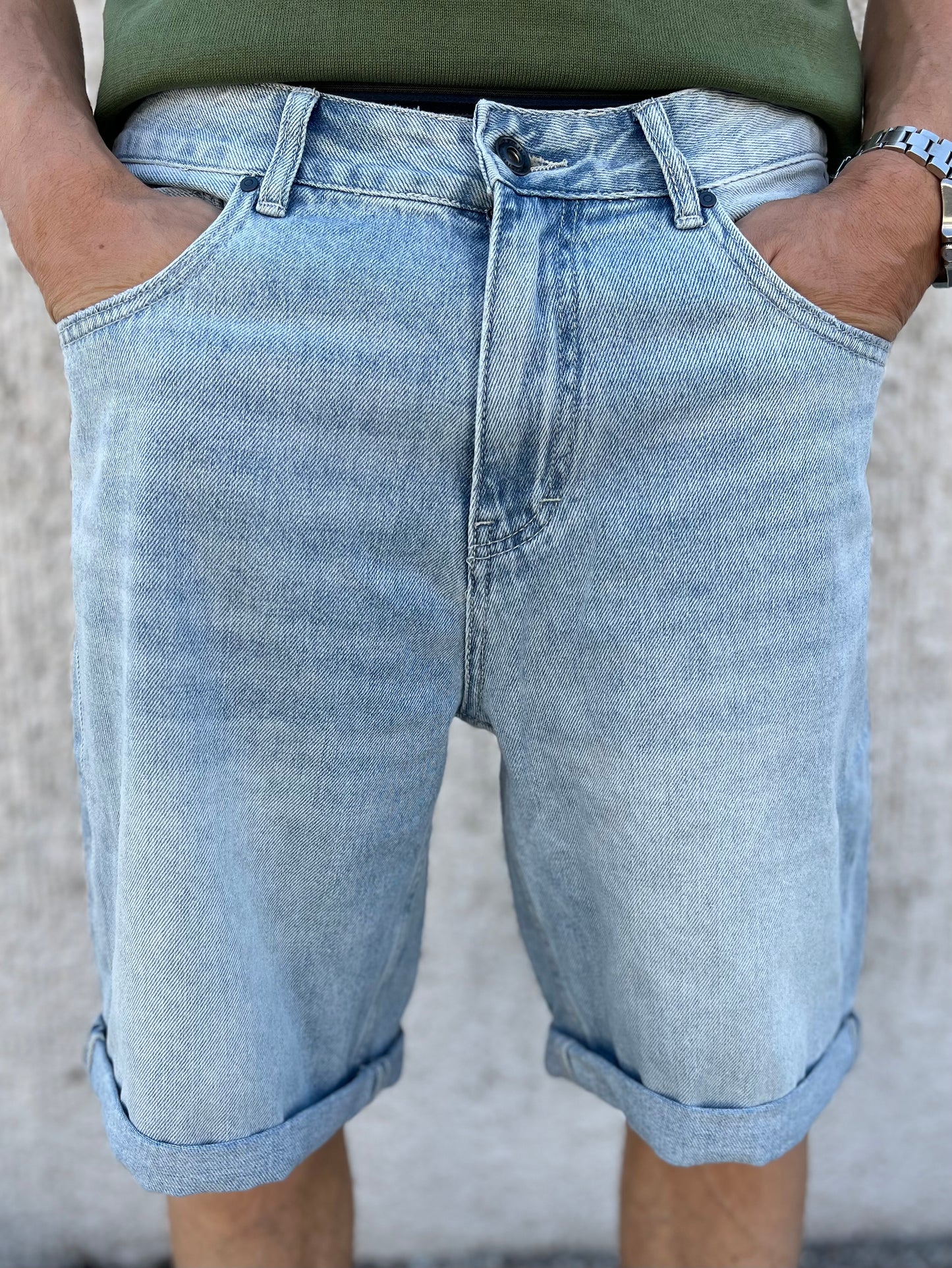 Rytual bermuda regular fit JEANS CHIARO