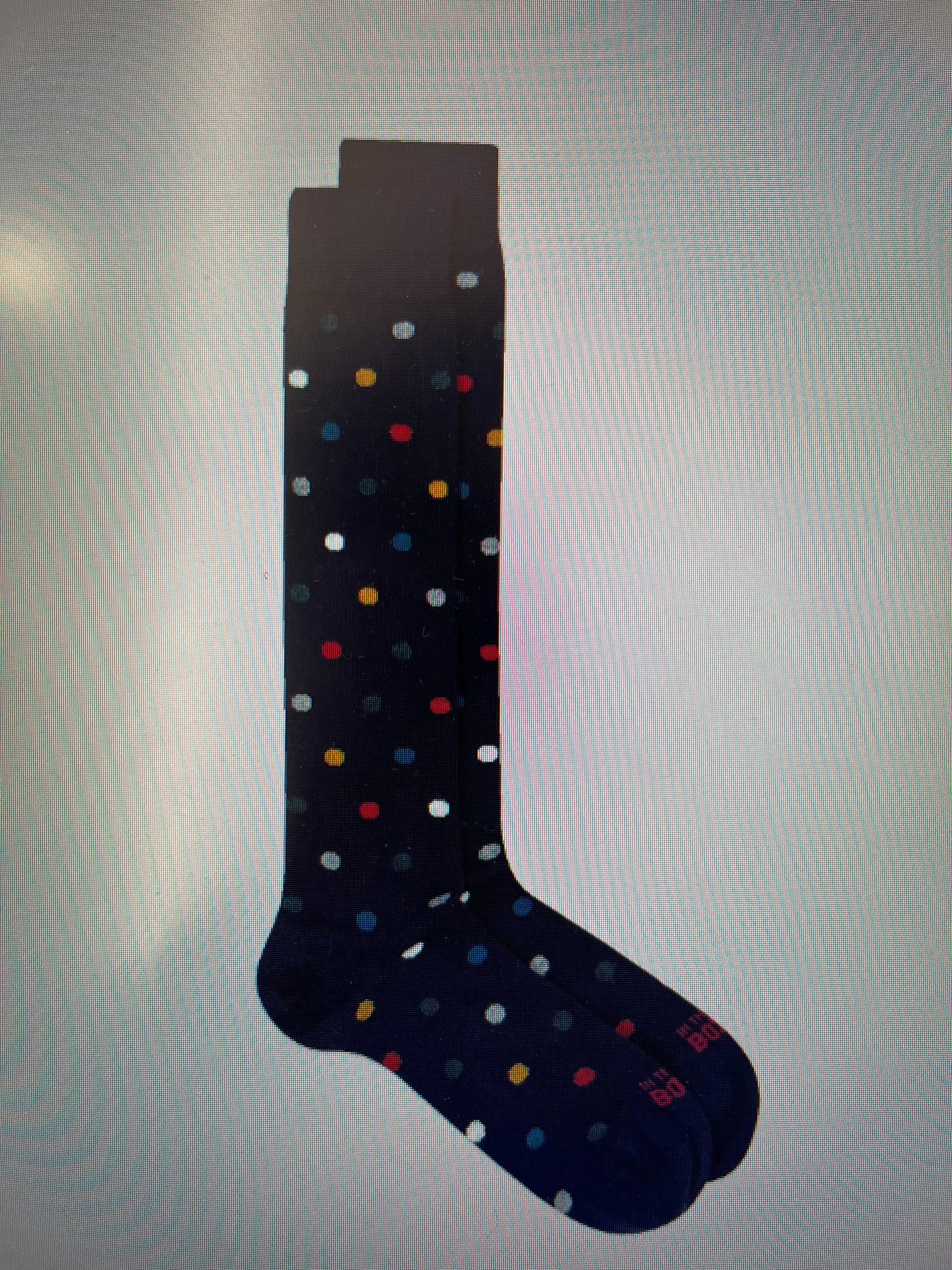 In the box Calzini con Pois colorati BLU