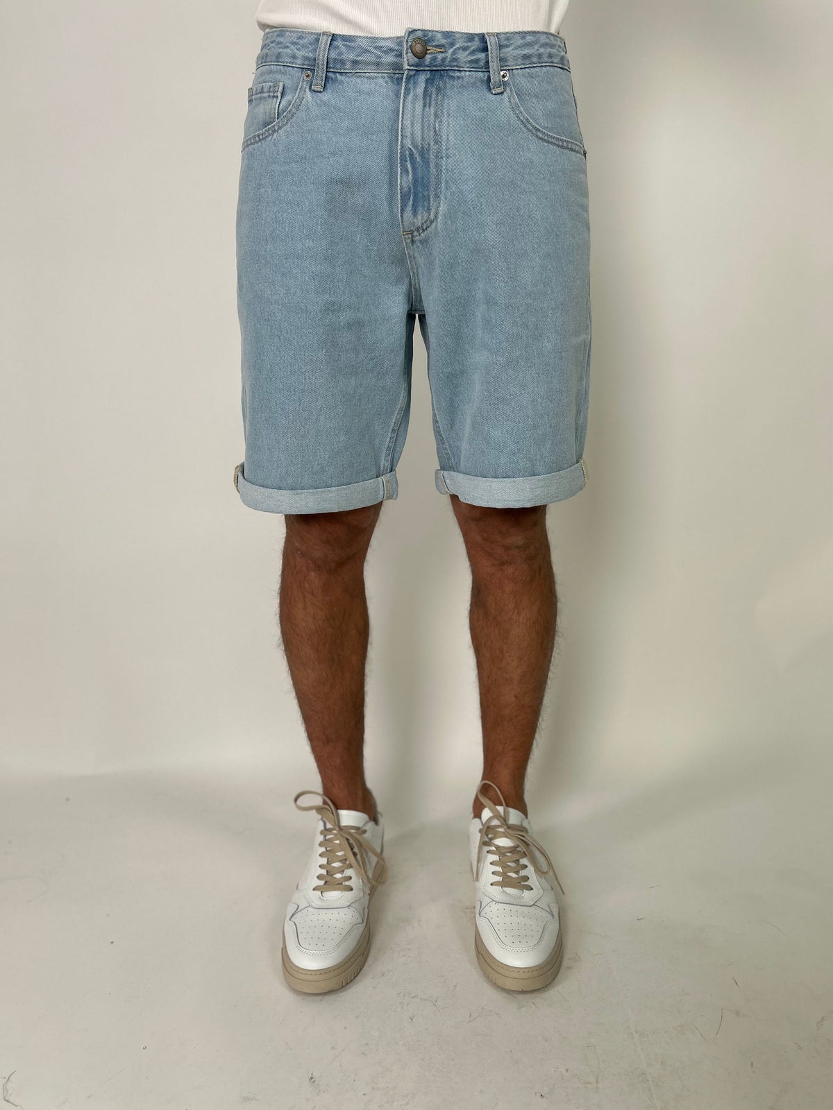 Pantalone corto denim