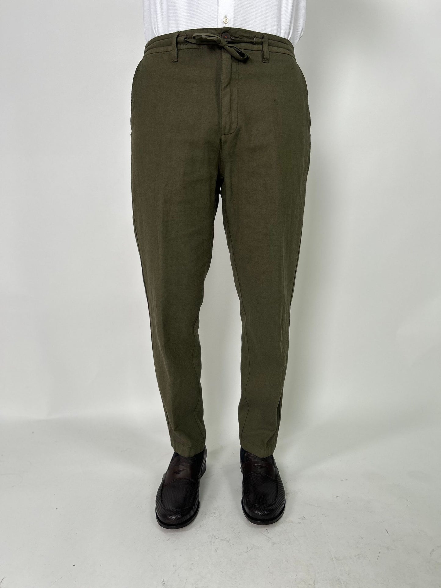 Pantalaccio in lino e cotone