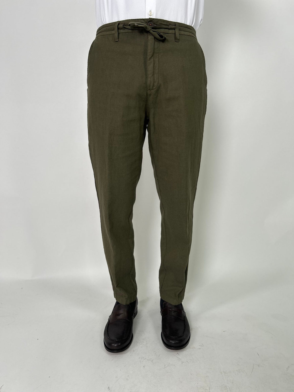 Pantalaccio in lino e cotone