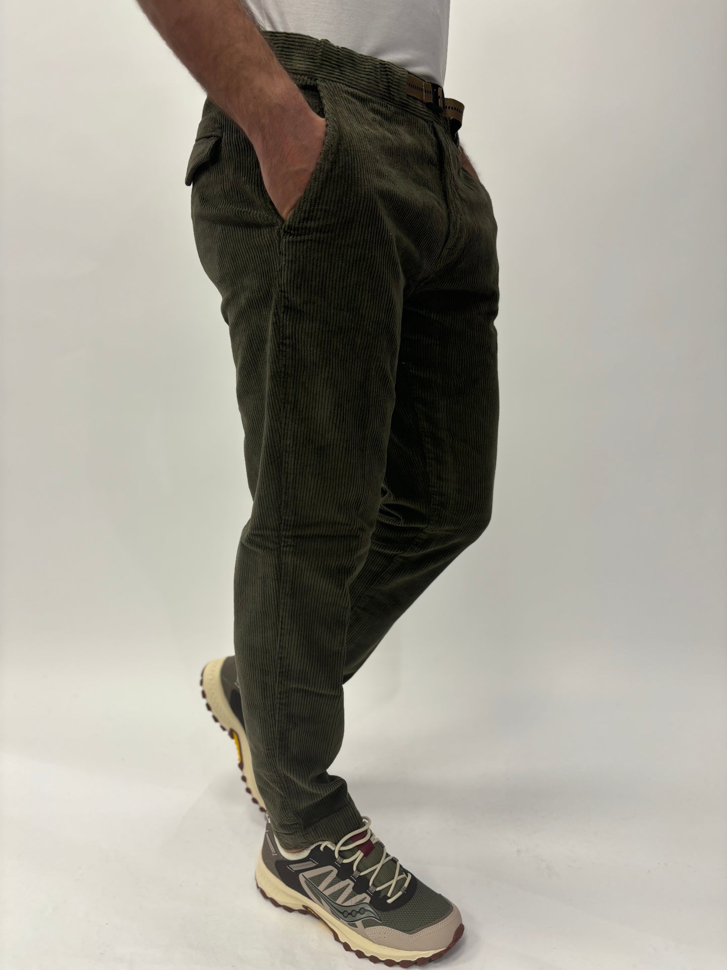 Philotinto Pantalone in velluto VERDE