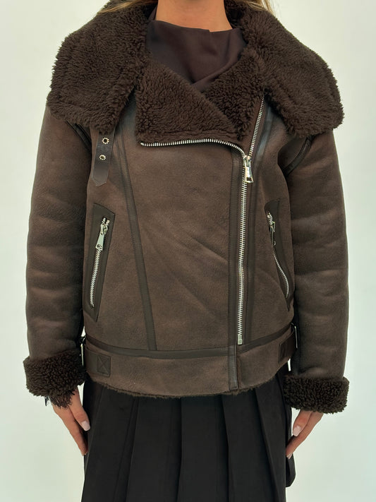 Susy Mix Montone corto MARRONE