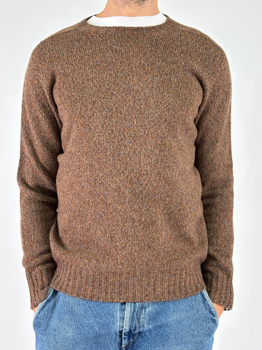 Retois Maglia ml girocollo melange GRIGIO/RUGGINE