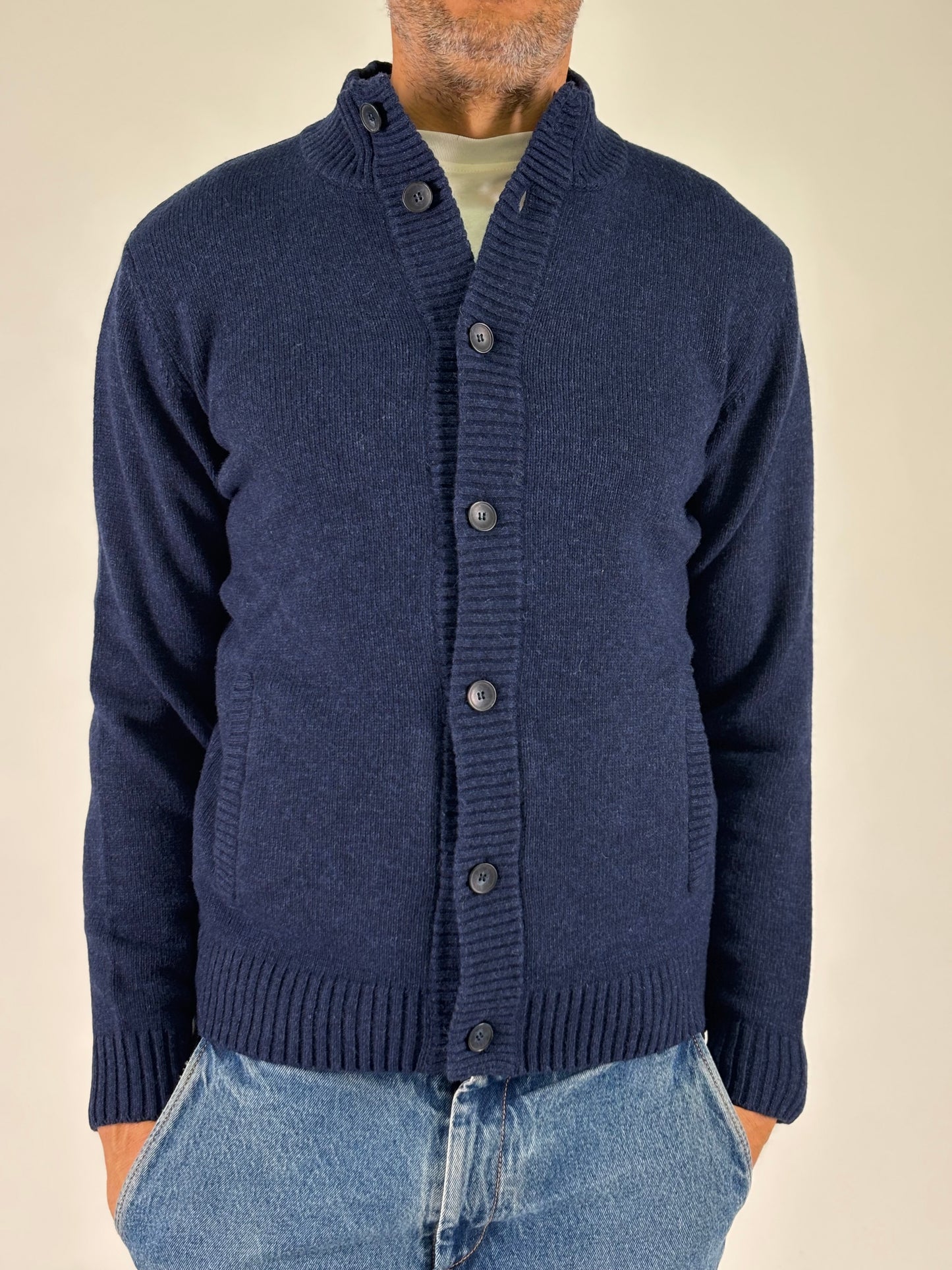 Sporting Mare Cardigan con tasche BLU