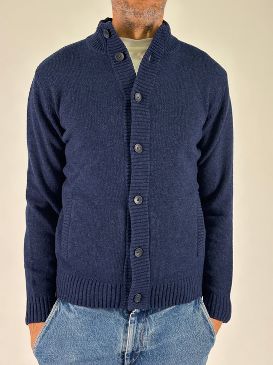 Sporting Mare Cardigan con tasche BLU