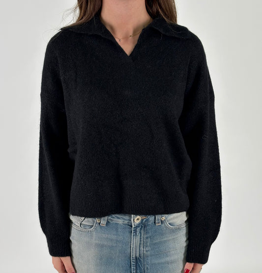 DIXIE maglia lana girocollo 1900 NERO