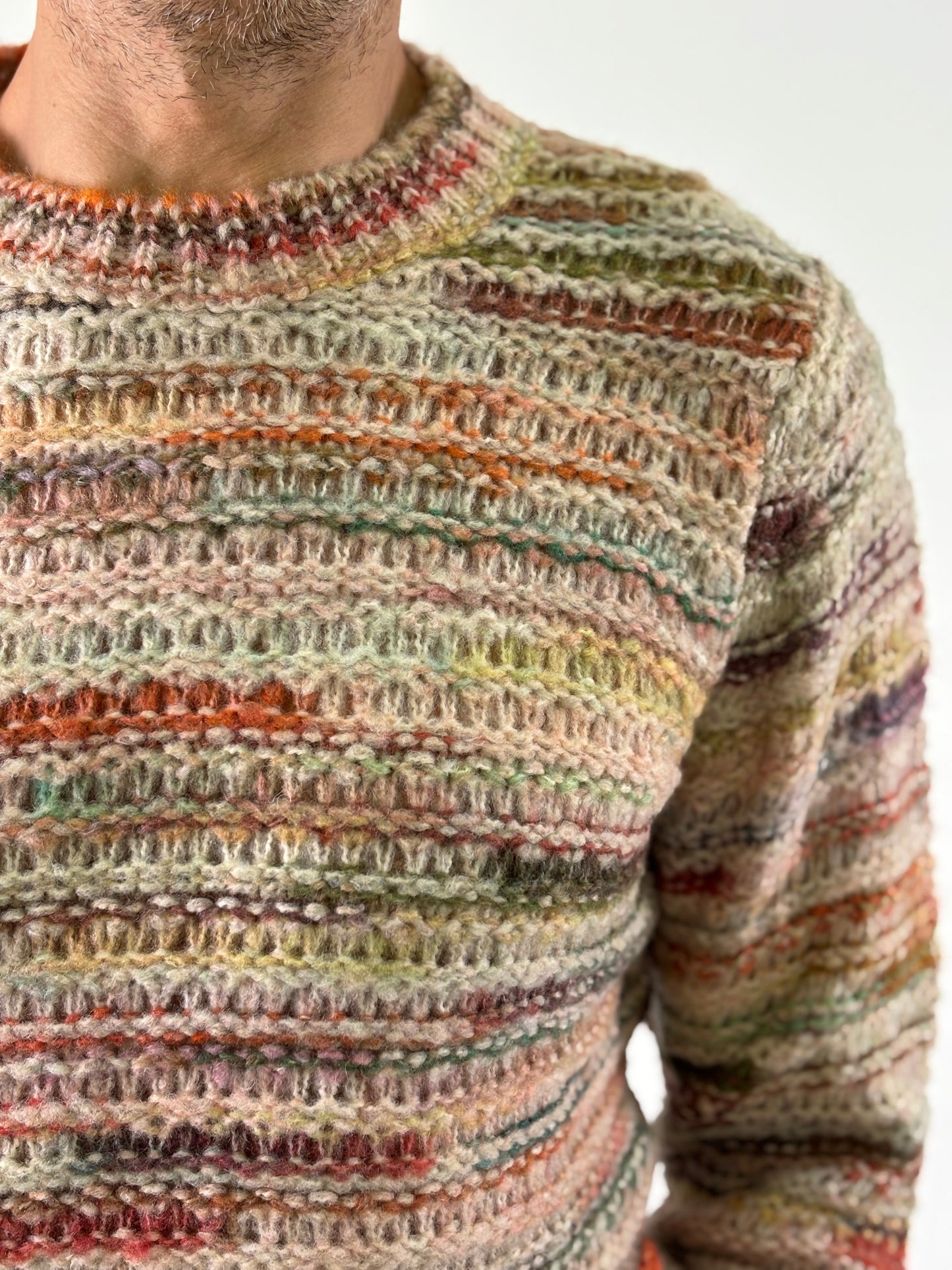 Berna Maglia girocollo in lana FANTASIA