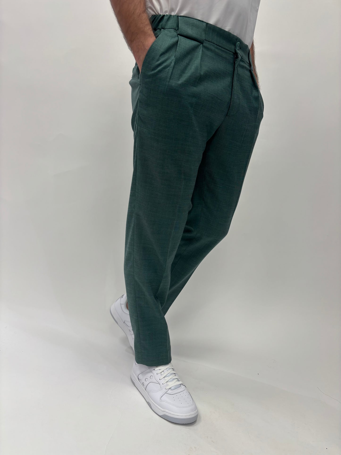 Seinse Pantalone con pences VERDE