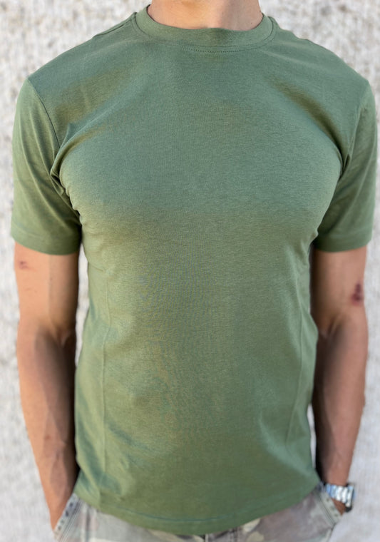 loft88 maglia manica corta cotone VERDE