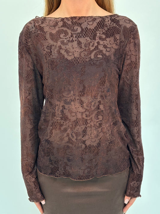 Susy Star Maglia ml effetto ciniglia VINACCIA