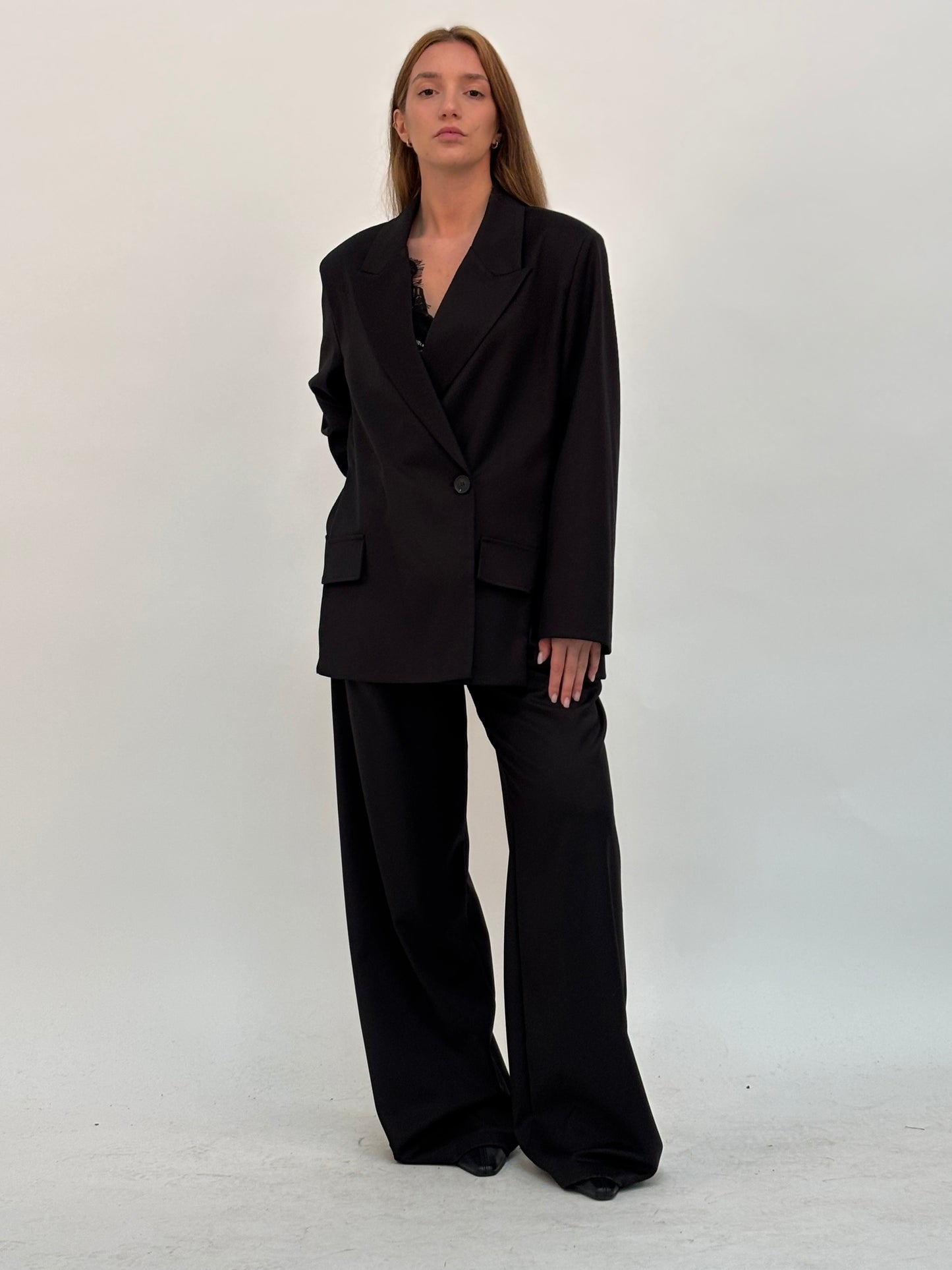 Dixie Giacca con spacchi laterali NERO