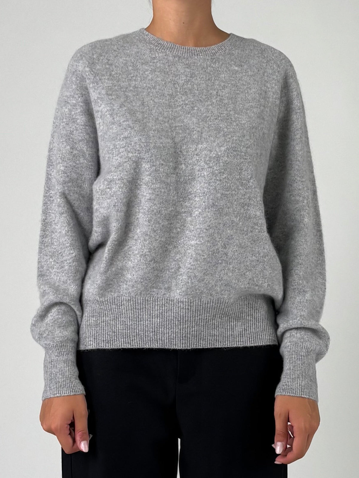 Maglia girocollo in lana