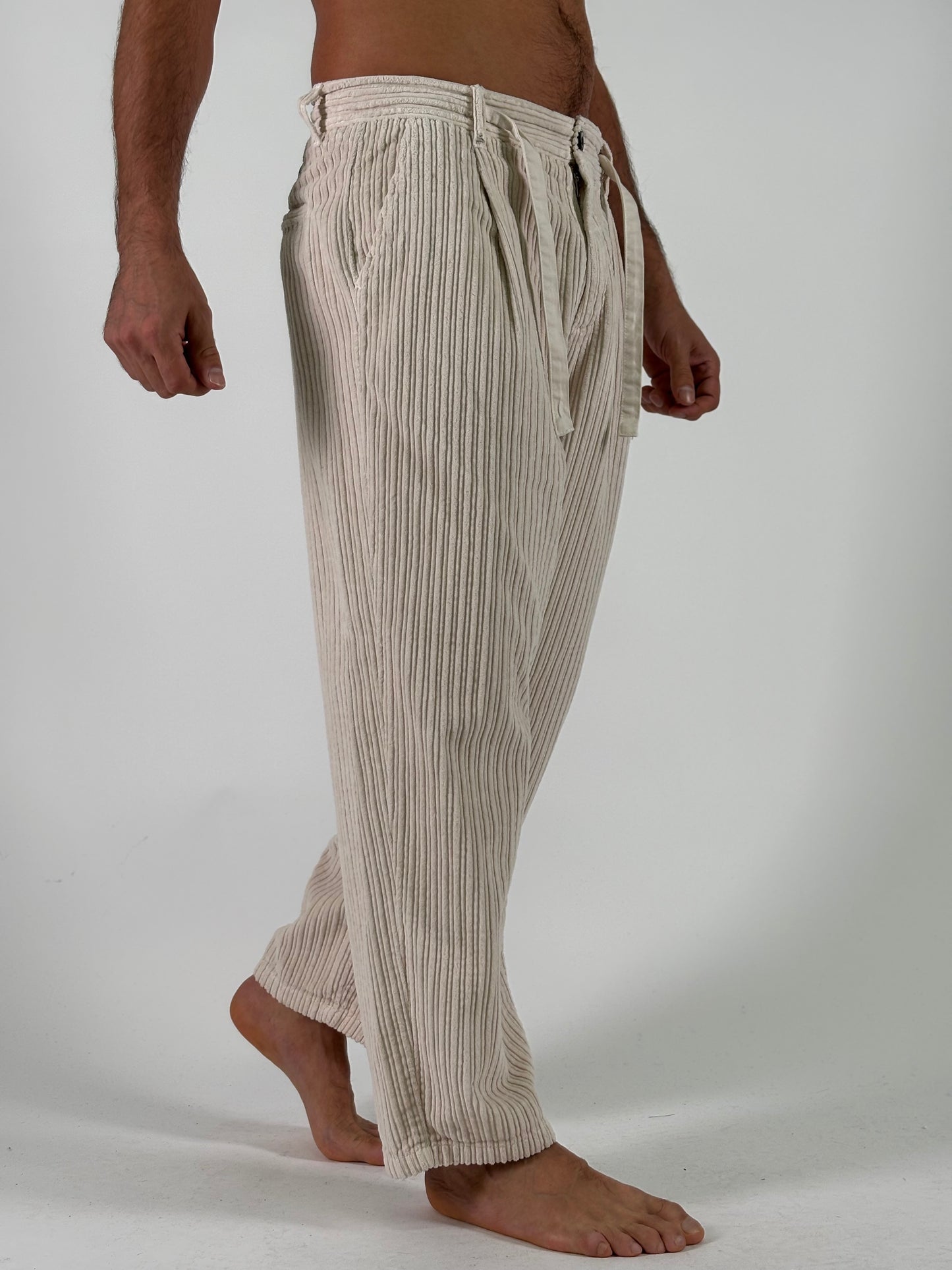 Berna Pantalaccio cropped in velluto con pinces PANNA