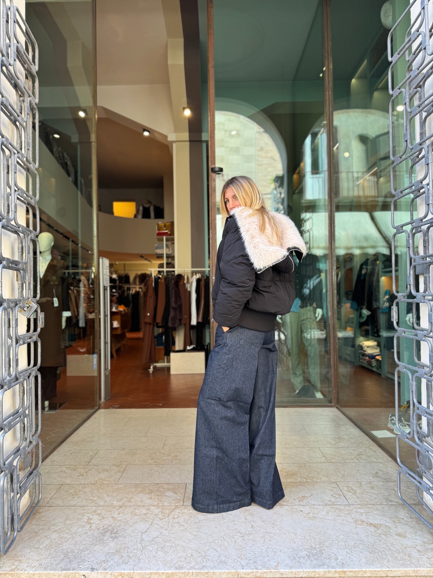 Roy Roger's Jeans flare Vendome Woman DENIM SCURO