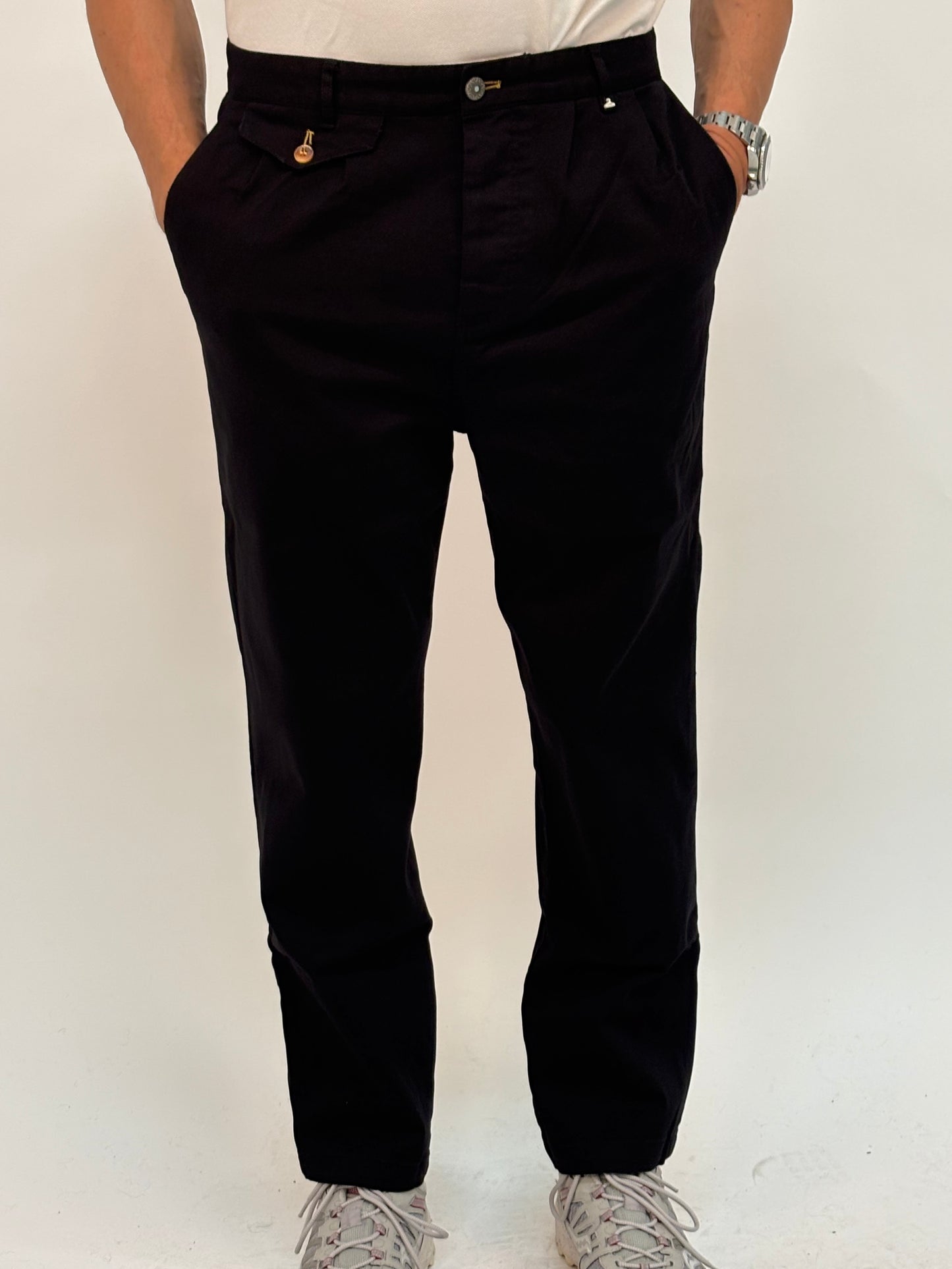 Berna Pantalone con pence NERO