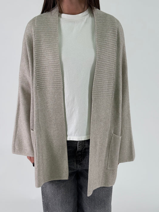 Myastreet Cardigan cropped BEIGE