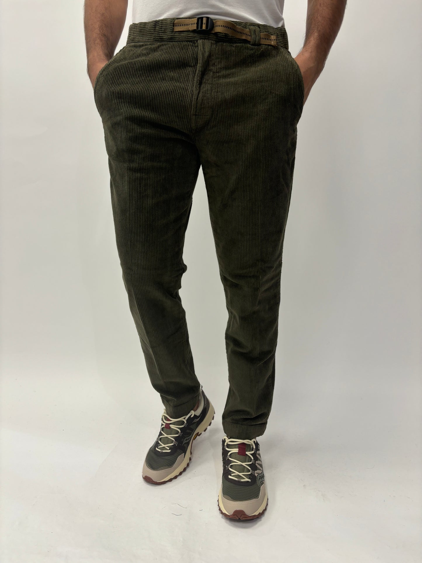 Philotinto Pantalone in velluto VERDE