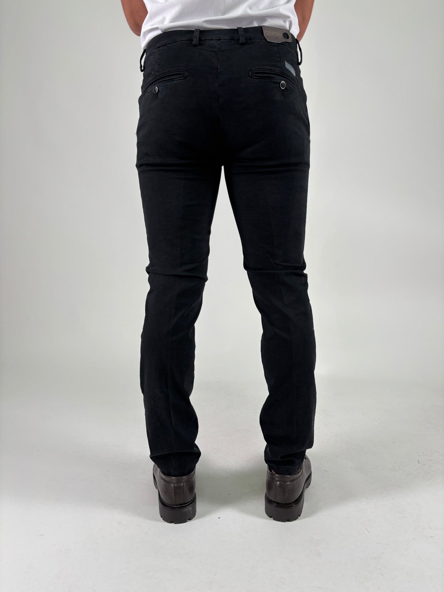 Teleria Zed Pantalone  slim NERO