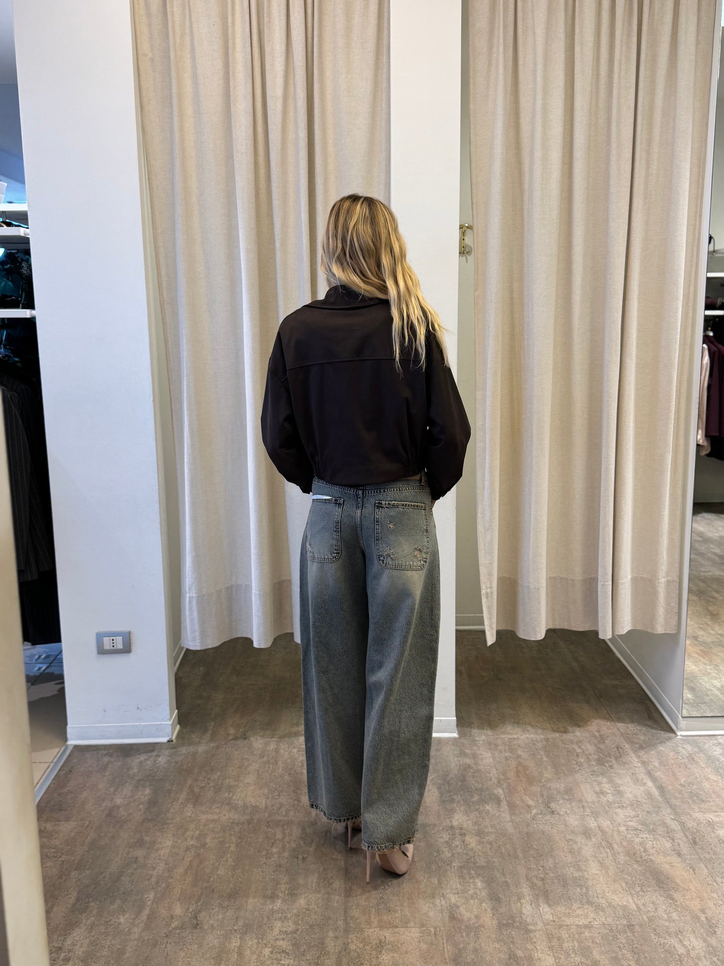 Eco Giubbino simil dainetto TESTA MORO