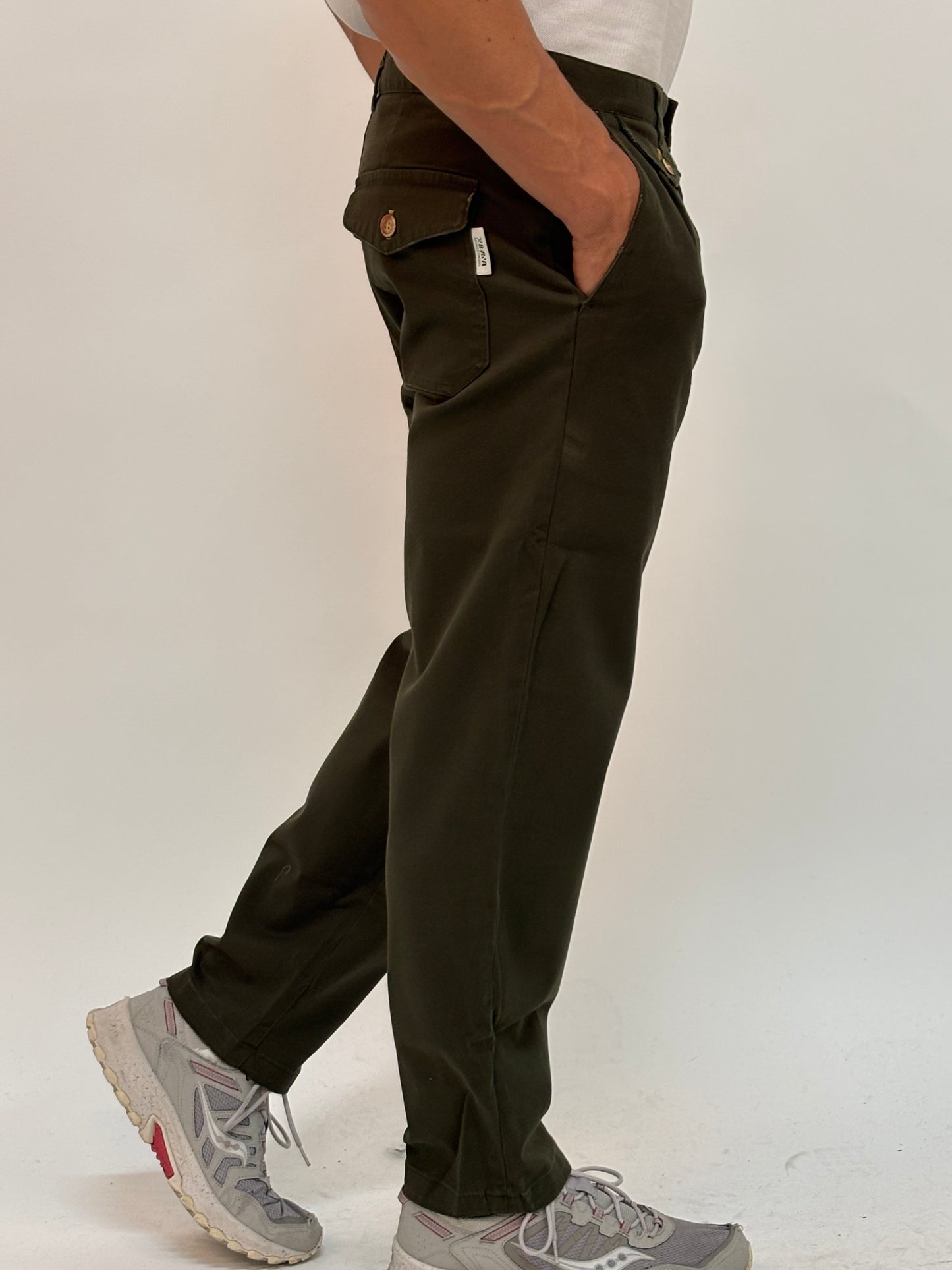 Berna Pantalone con pence MILITARE