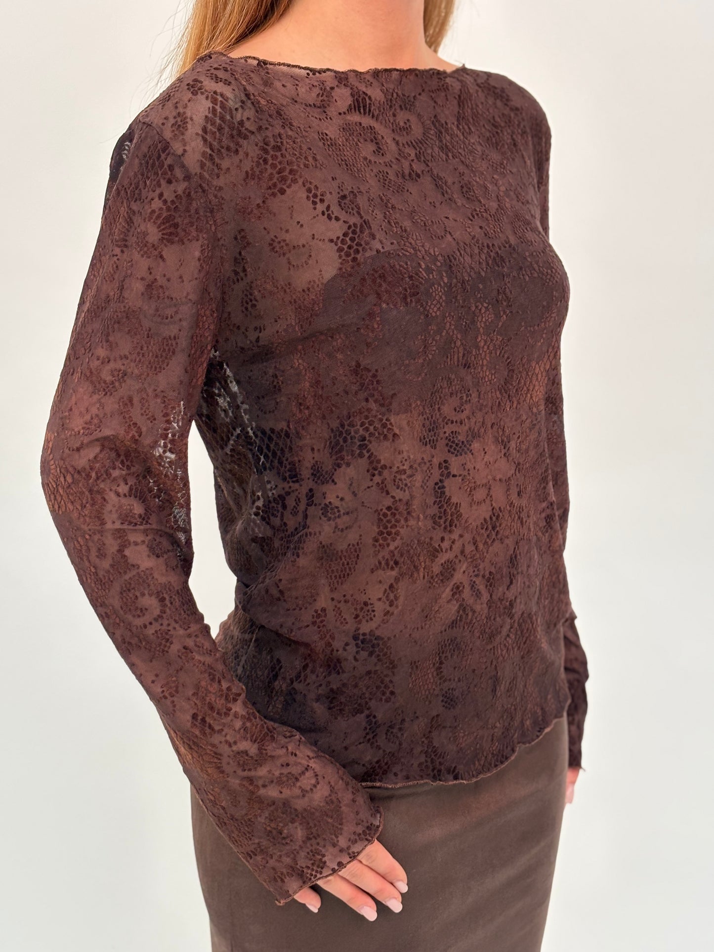 Susy Star Maglia ml effetto ciniglia VINACCIA